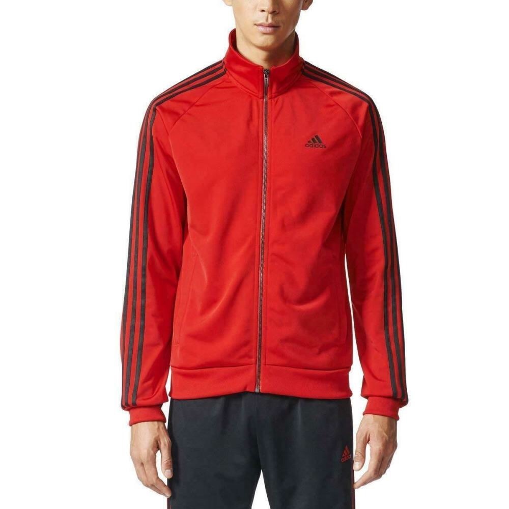 Adidas Mens Essentials 3-Stripe Tricot Track Jacket  CD8768